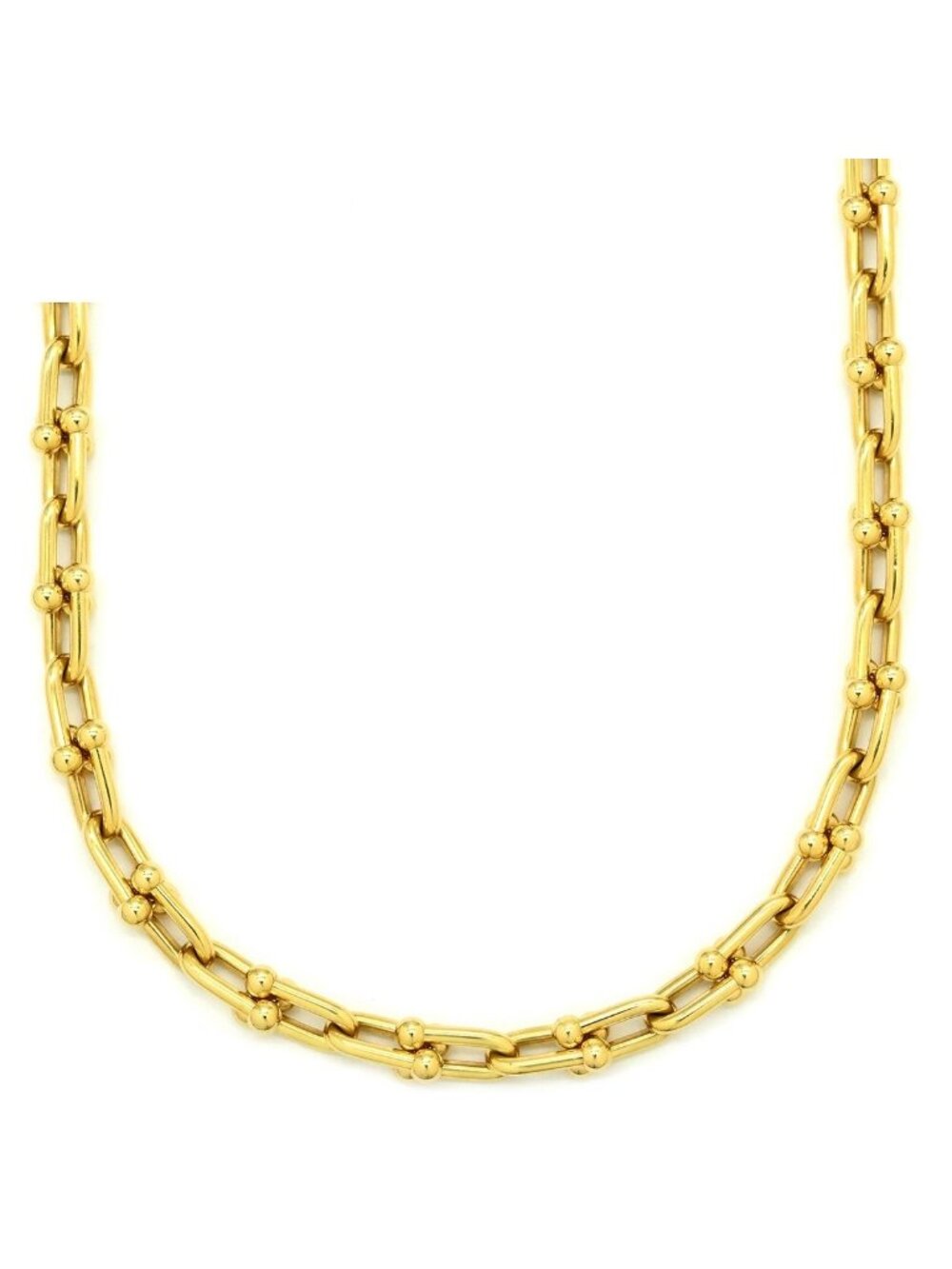 Tiffany & Co Necklace Small Link Yellow Gold T& YG Chain